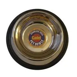 32 Ounce Heavy Duty Non-tip Stainless Steel Dog Bowl - Non-spill Design