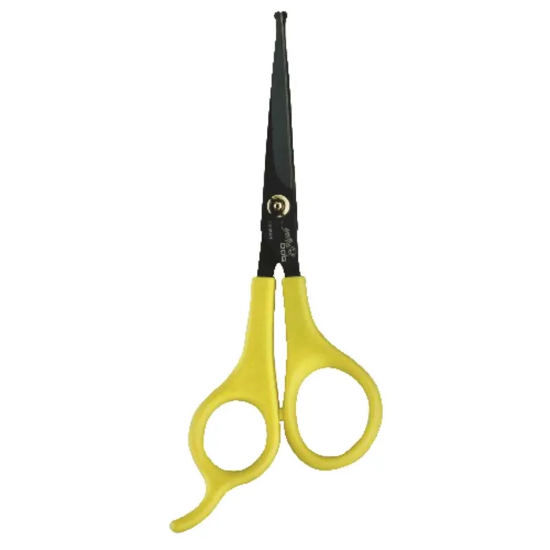 ConairPro Dog & Cat Rounded-Tip Dog Shears, 6", Yellow