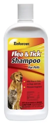 Flea And Tick Shampoo For Pets - 16 Ounce Eps16