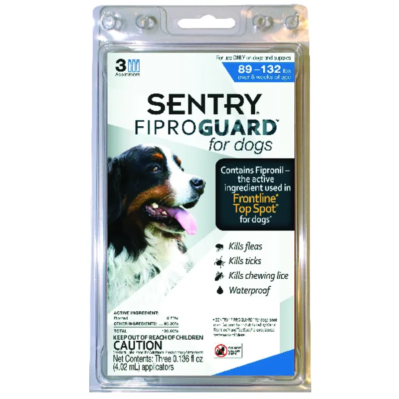 Fiproguard Liquid Dog Flea And Tick Drops 9.70% Fipronil 0.136 Oz