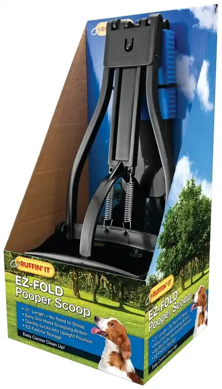 Ez-fold 27 Inch Black Plastic Pet Waste Scooper Model 19312