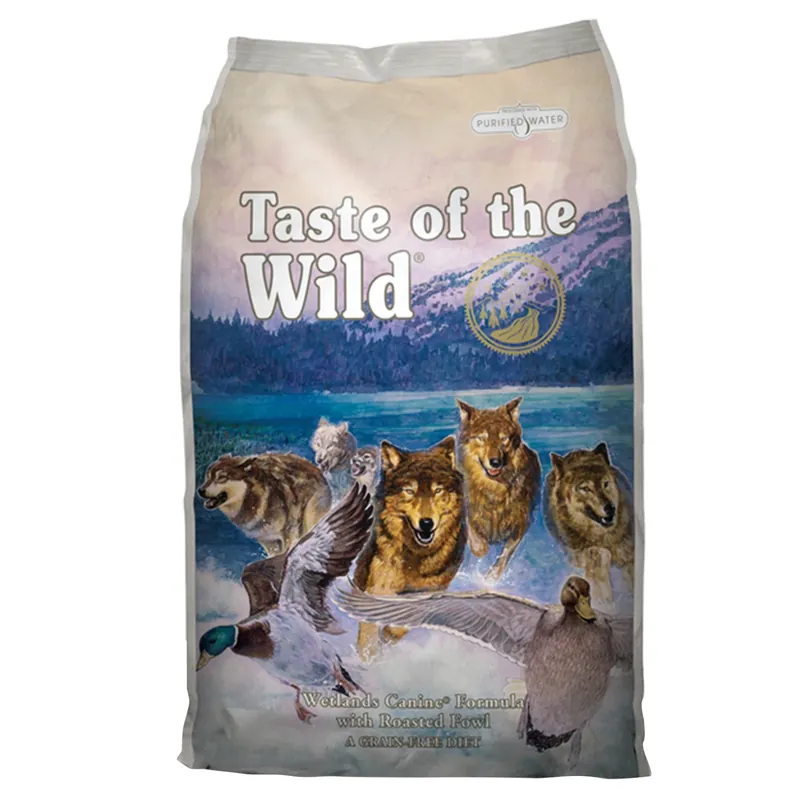Wetlands Adult Roasted Fowl Grain Free Dog Food 28 Lb
