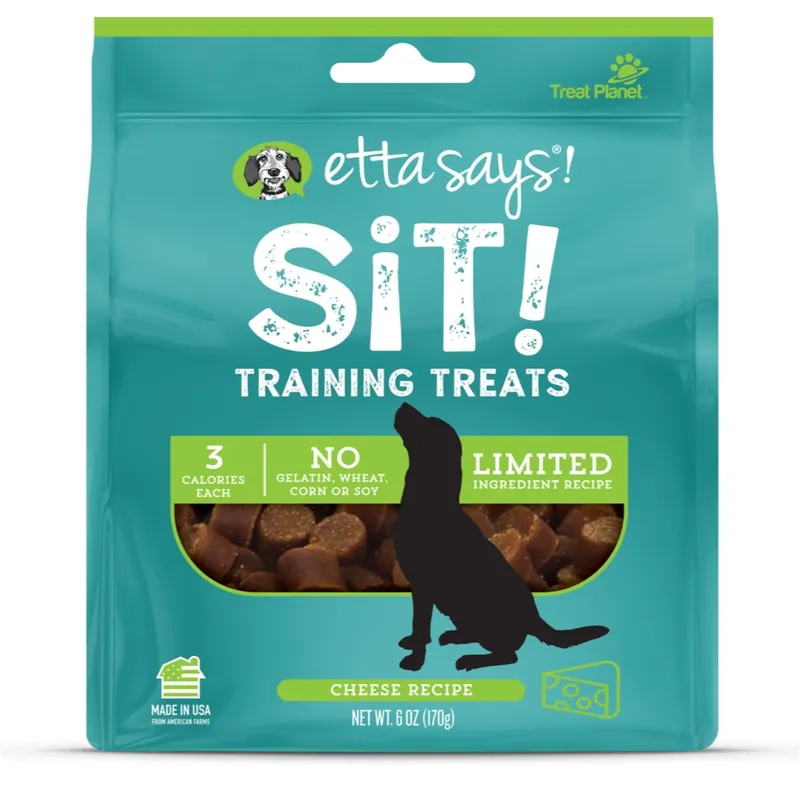 Sit! Cheese Grain Free Training Treats For Dogs 6 Oz - Natural Dog Snacks