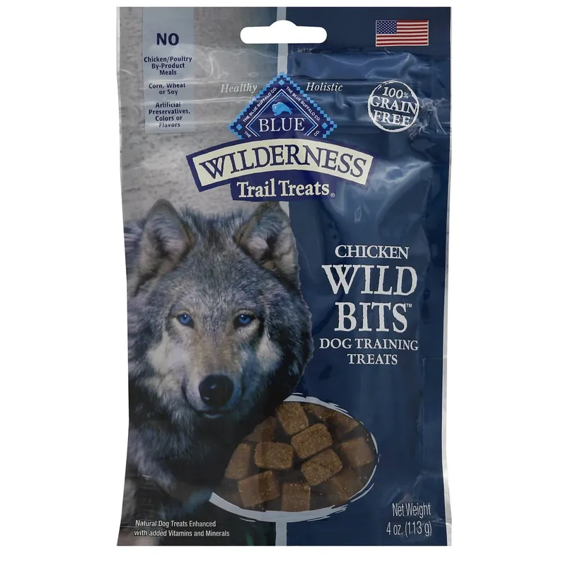 Blue Buffalo Blue Wilderness Chicken Grain Free Treats For Dog 4 Oz 1 Pk