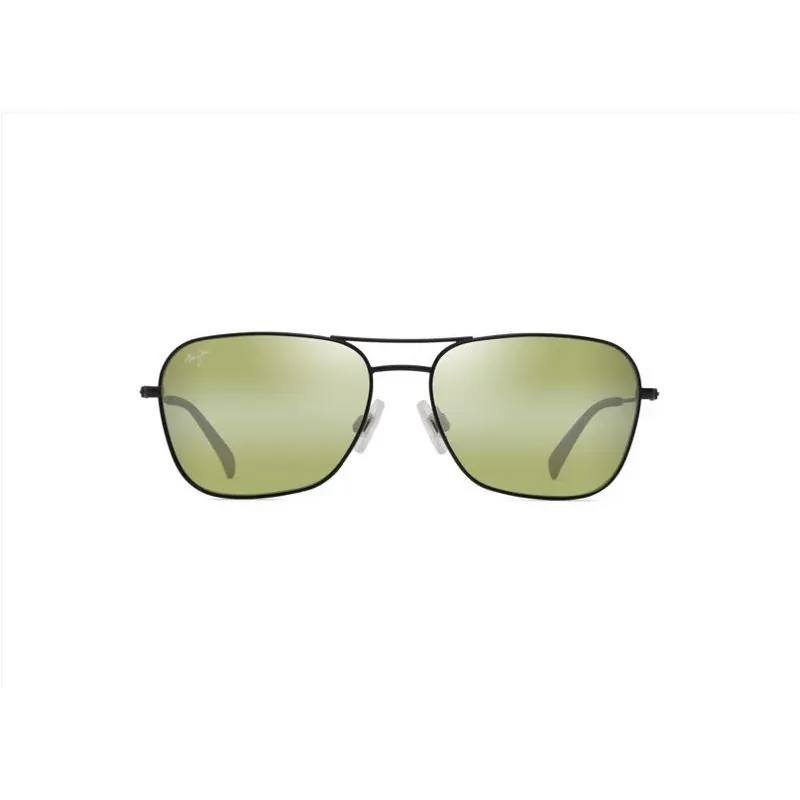 Maui Jim Naauao Men‘s Matte Black Polarized Sunglasses – Maui HT Lens