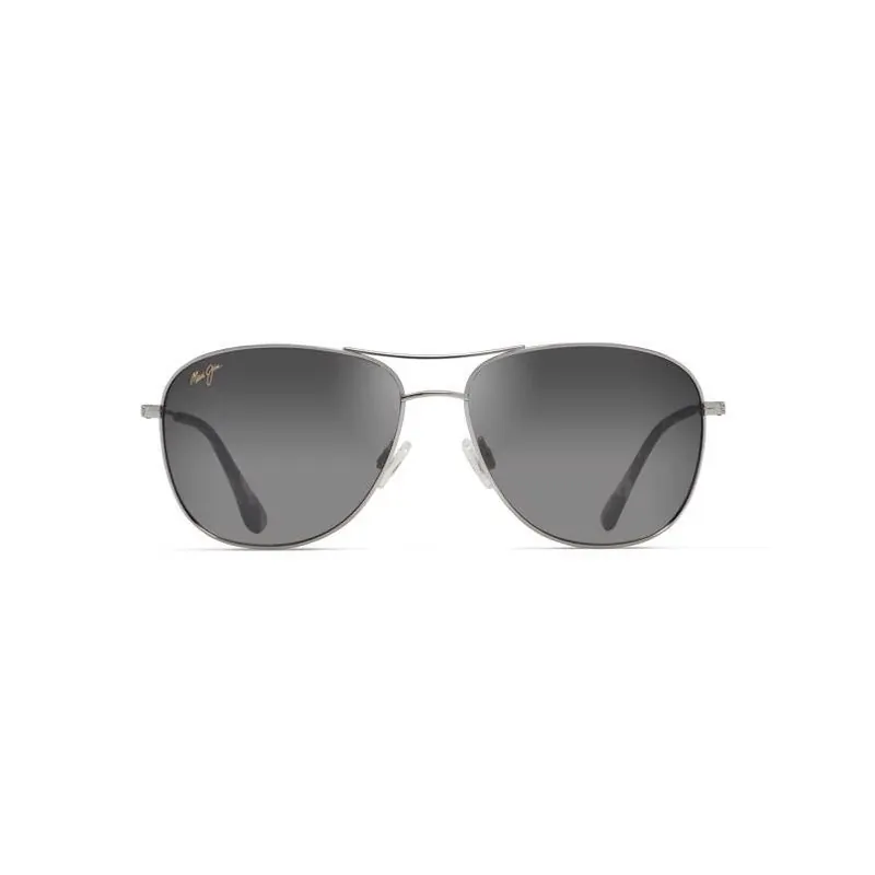 Maui Jim Cliff House Polarized Sunglasses – Silver Frame With Neutral Grey Lenses (Unisex)