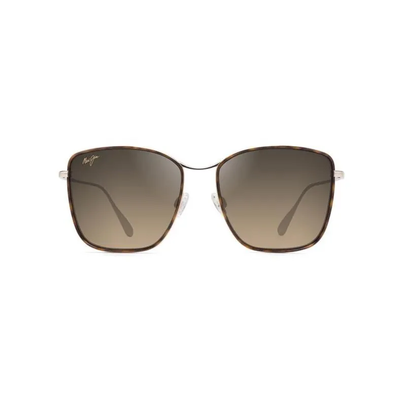 Maui Jim Women’s Dark Tortoise Polarized Sunglasses With Gold Accents – HCL Bronze Lens