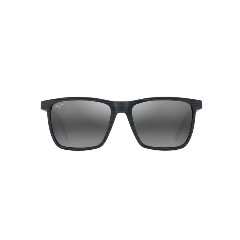 Maui Jim One Way Unisex Polarized Sunglasses – Gray Stripe Frame With Neutral Gray SuperThin Glass Lenses