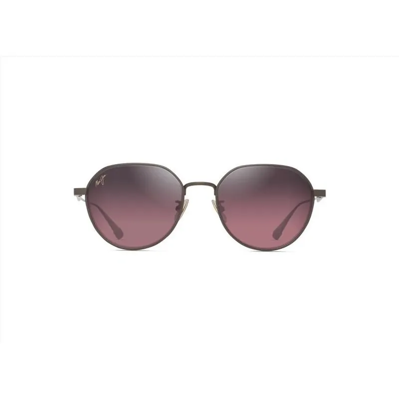 Maui Jim Hanohano Unisex Polarized Sunglasses – Shiny Green Frame With Maui Rose SuperThin Glass Lenses