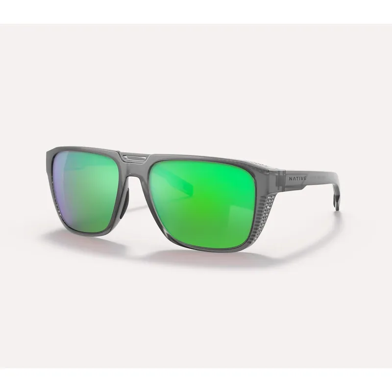 Mammoth Green/matte Smoke Crystal Polarized Sunglasses For Men, Model Xd9038