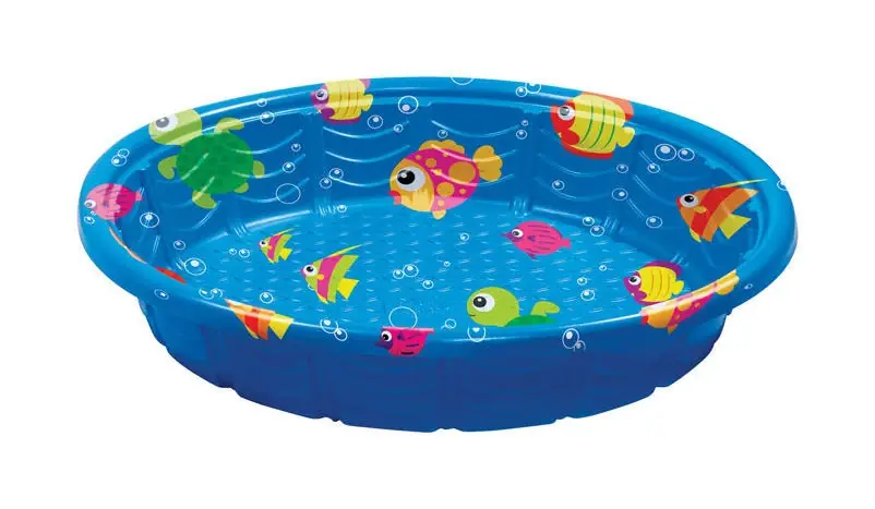 Blue Plastic Round Wading Pool – 59‑Inch Diameter, 11.4‑Inch Height