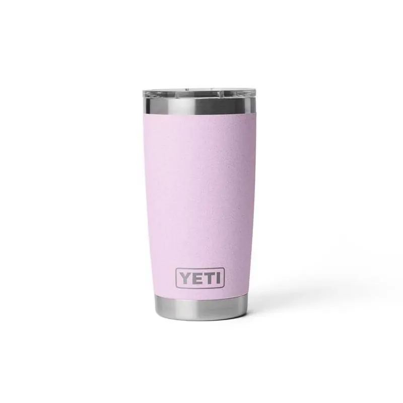 YETI Rambler 20‑oz Stainless Steel Tumbler With Magnetic Slider Lid – Cherry Blossom Pink