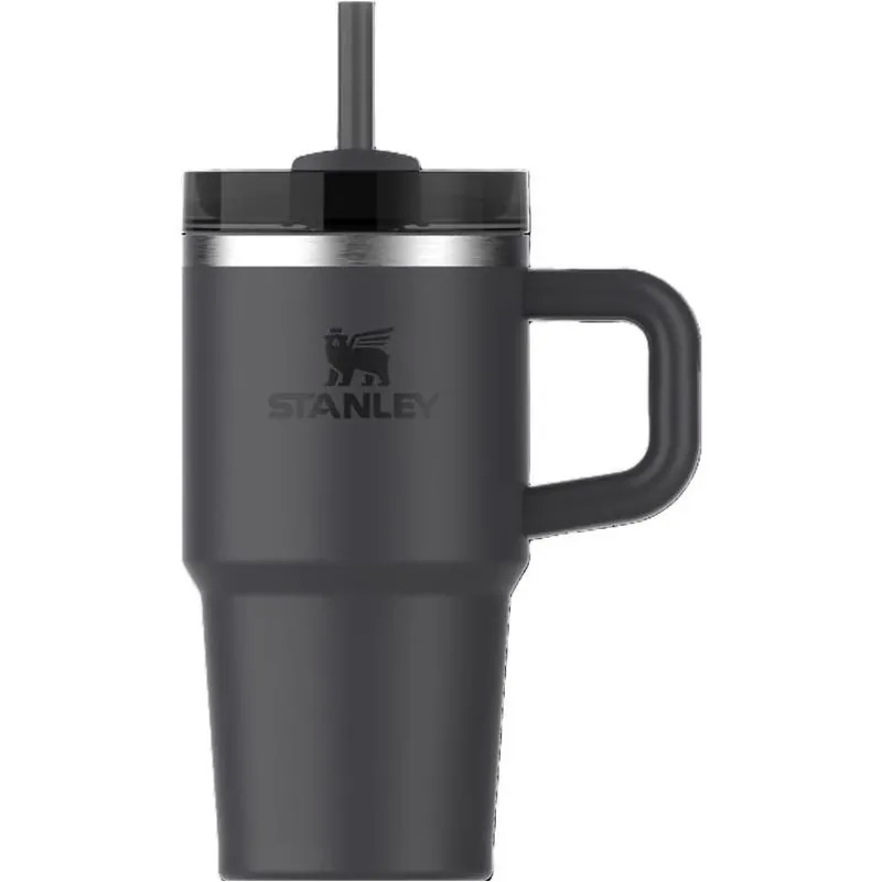 Stanley Quencher H2.0 20‑oz Black Vacuum‑Insulated Tumbler – BPA‑Free Double‑Wall Design