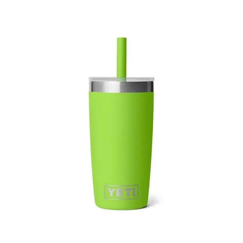 YETI Rambler Jr 10‑oz Venom Kids Cup With Silicone Straw – BPA‑Free Stainless Steel