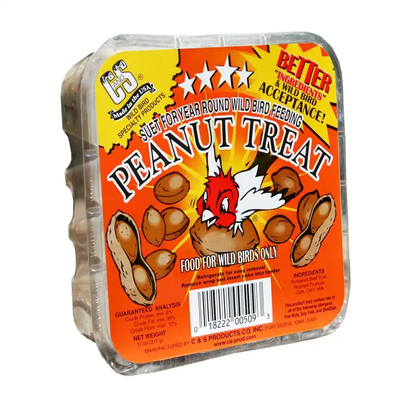 Suet Cake, Peanut Treat, 11 Oz.