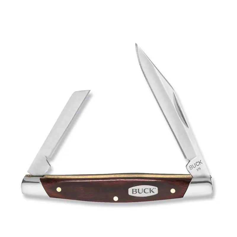 Deuce Folding Pocket Knife 2.63 In. 420j2 Stainless Steel Brown Handle