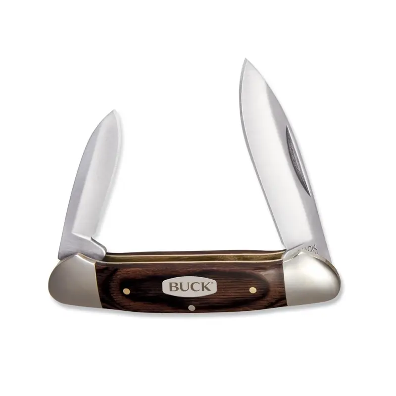 Canoe Pocket Knife 3.63 In. Brown 420j2 Stainless Steel Folding Knife