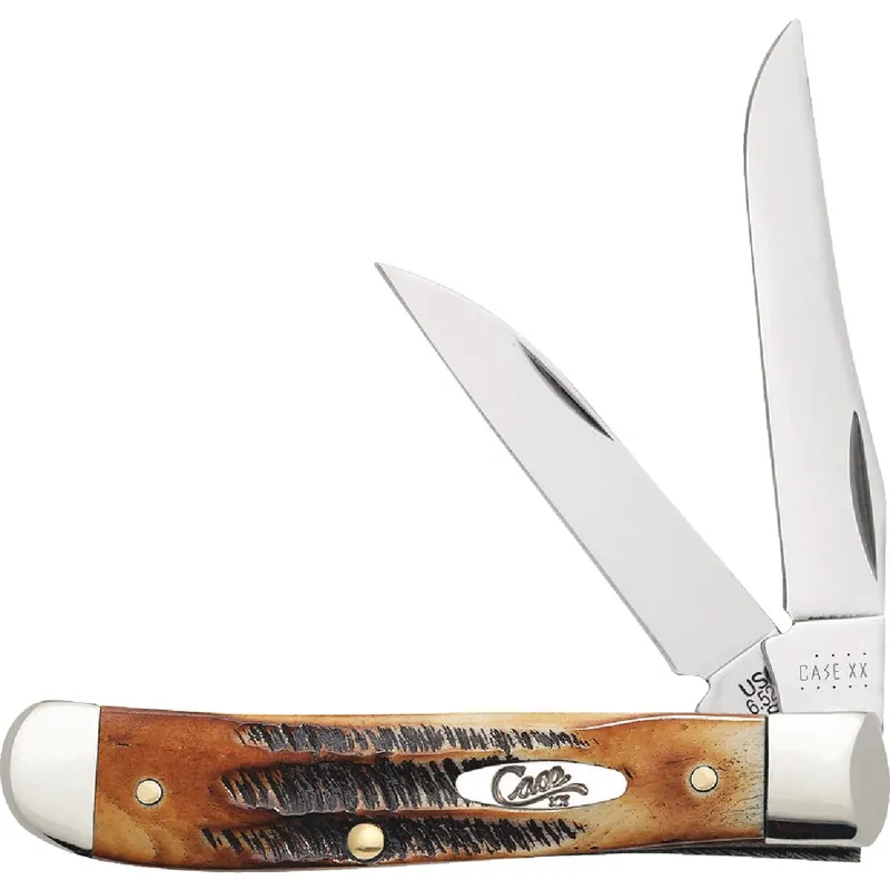 Mini Trapper Pocket Knife 2.74 In. 6.5 Bonestag With Tru-sharp Blades