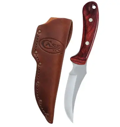 Ridgeback Hunter Fixed Blade Knife With Rosewood Handle 4" Stainless Steel