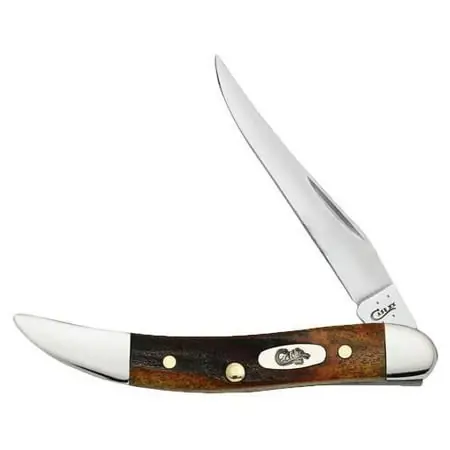 08469 Red Stag Folding Blade Knife - Texas Toothpick Design
