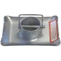Tj-06-03 Zinc Plated Jack Base Plate Kit, 4.25" X 6.25"