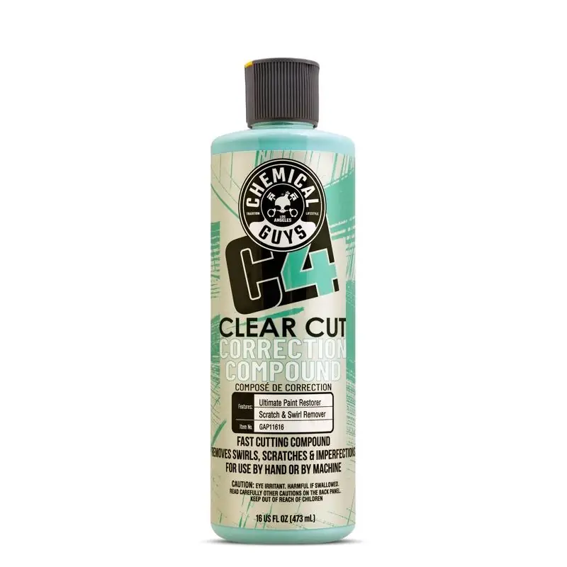 Chemical Guys C4 Clear Cut Auto Polish Wax Paste 16 Fl. Oz.