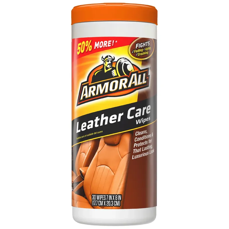 Armor All Leather Cleaner/Conditioner Wipes 30 Ct