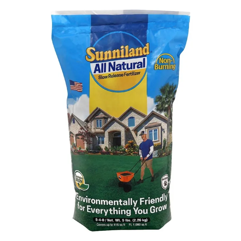 Sunniland Slow-release Nitrogen Lawn Fertilizer 6-4-0 For All Grasses 416 Sq Ft