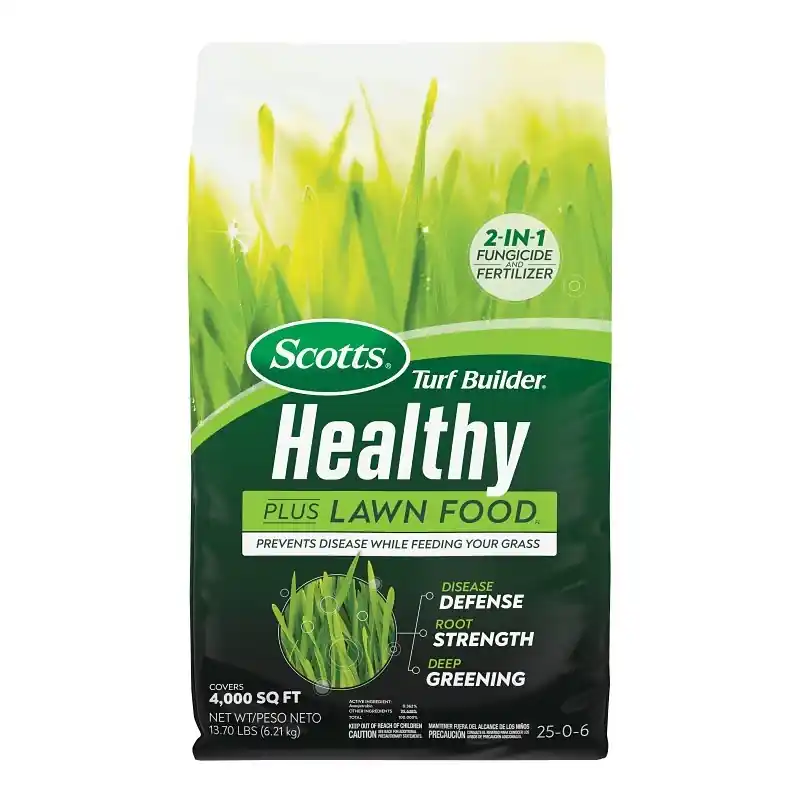 Scotts Turf Builder Healthy Plus All-purpose Fertilizer 13.7 Lb Granular 25-0-6 N-p-k Ratio
