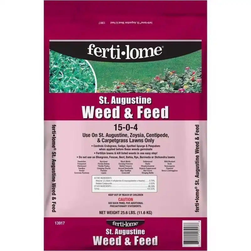 Ferti-lome Weed & Feed Lawn Fertilizer For St. Augustine Grass 4000 Sq Ft