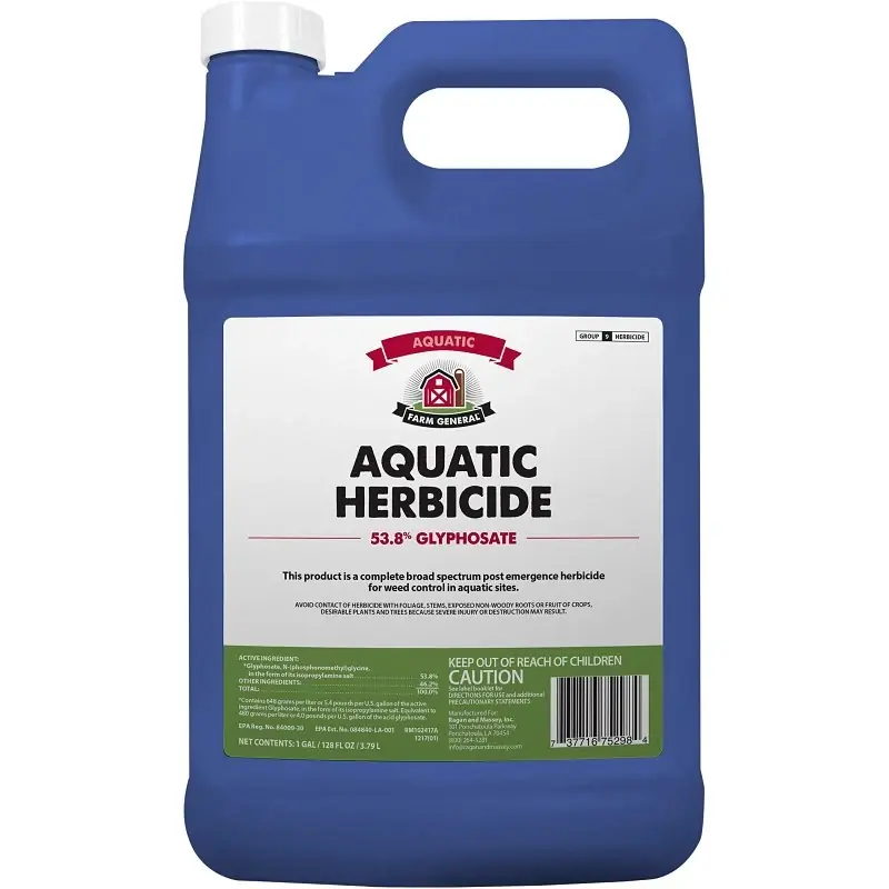 Aquatic Herbicide, 53.8% Glyphosate, 1-Gallon