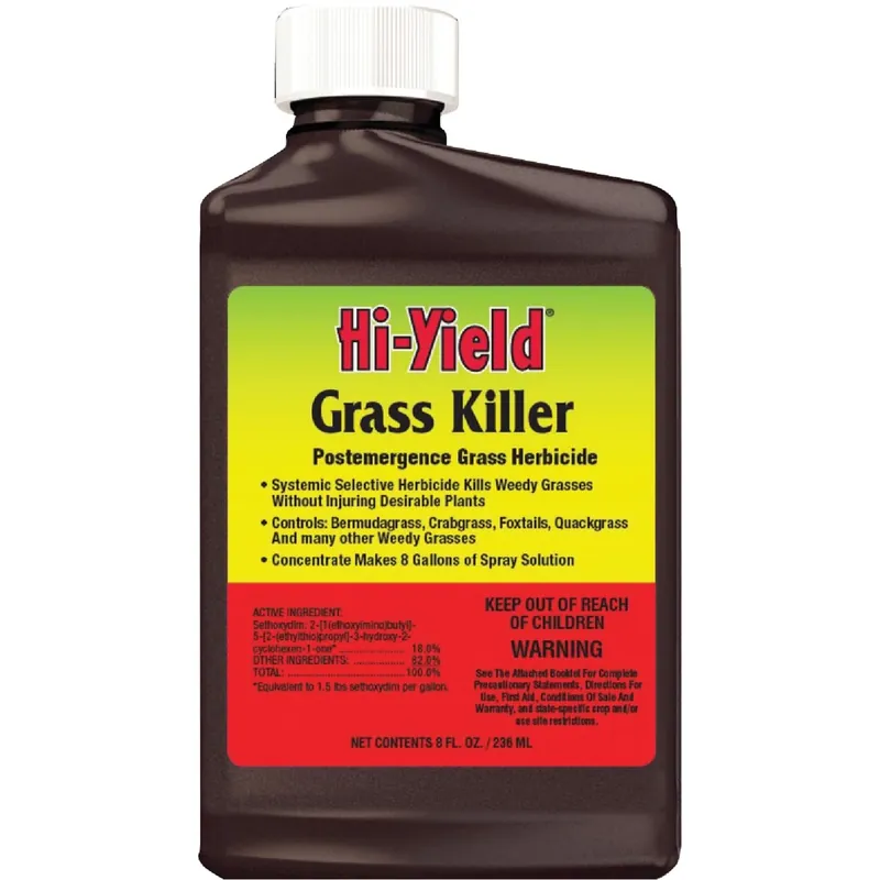 8 Oz. Concentrate Postemergence Grass Killer - Systemic Herbicide For Weedy Grasses