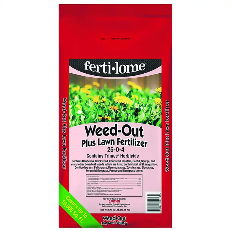 Ferti-lome Weed & Feed Lawn Fertilizer For Multiple Grass Types 10000 Sq Ft 40 Lb