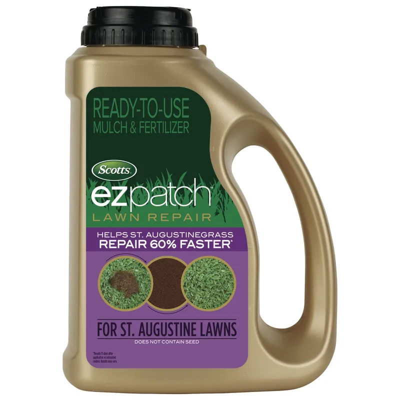 EZ Patch Lawn Repair For St. Augustine Lawns, 3.75 Lbs., Covers 85 Sq. Ft.