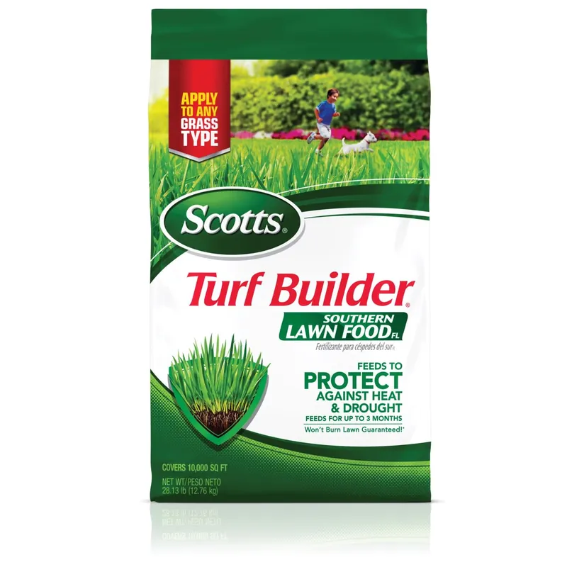 Turf Builder Southern Lawn Food FL - Florida Fertilizer, 28.3 Lbs., Covers 10,000 Sq. Ft
