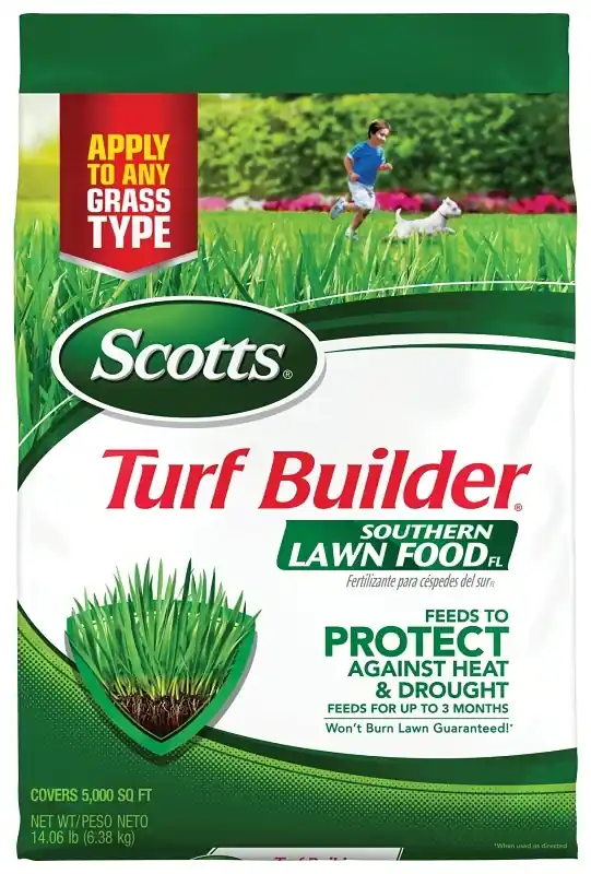 Turf Builder Southern Lawn Food FL - Florida Fertilizer, 14.06 Lbs., Covers 5,000 Sq. Ft