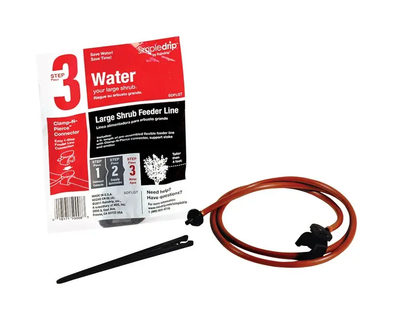 Raindrip Clamp-N-Pierce 1/2 In. Drip Irrigation Feeder Line And Connector 1 Pk