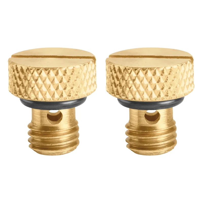 Brass Sprinkler Valve Bleed Screw Accessory - Model 57068 - 2 Pack