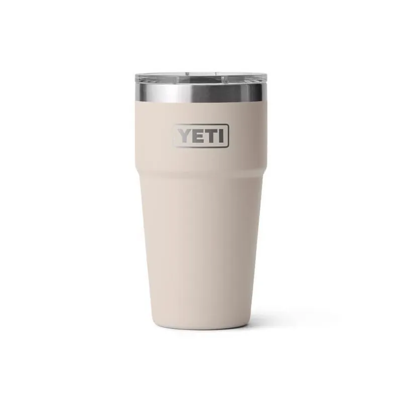 YETI Cape Taupe 20‑oz Stackable Stainless Steel Tumbler With MagSlider Lid – BPA‑Free