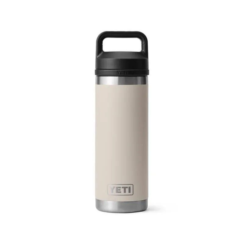 YETI Rambler 18‑oz Cape Taupe Stainless Steel Bottle With Chug Cap – BPA‑Free & Dishwasher Safe