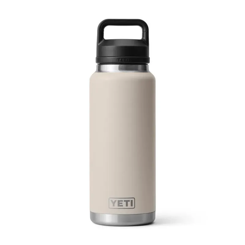 YETI 36‑oz Cape Taupe Rambler Stainless Steel Bottle With Chug Cap – BPA‑Free
