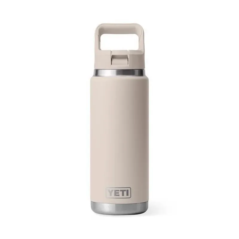 YETI Rambler 26 oz Cape Taupe Stainless Steel Bottle With Straw Lid – BPA‑Free Hydration