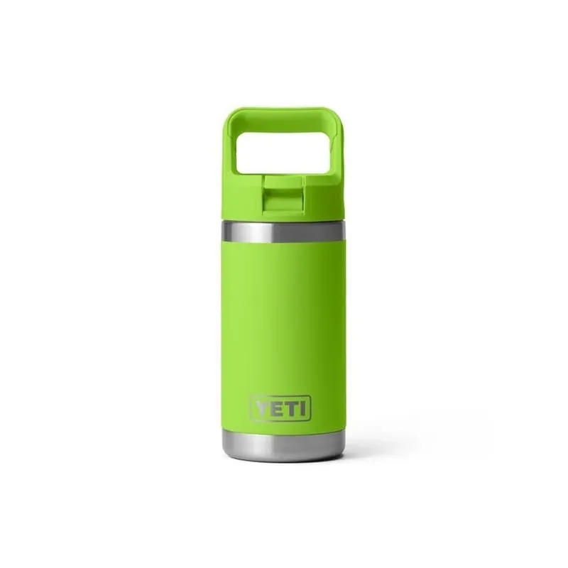 YETI Rambler Jr. 12‑oz Venom Insulated Kids Water Bottle With Straw – BPA‑Free Stainless Steel