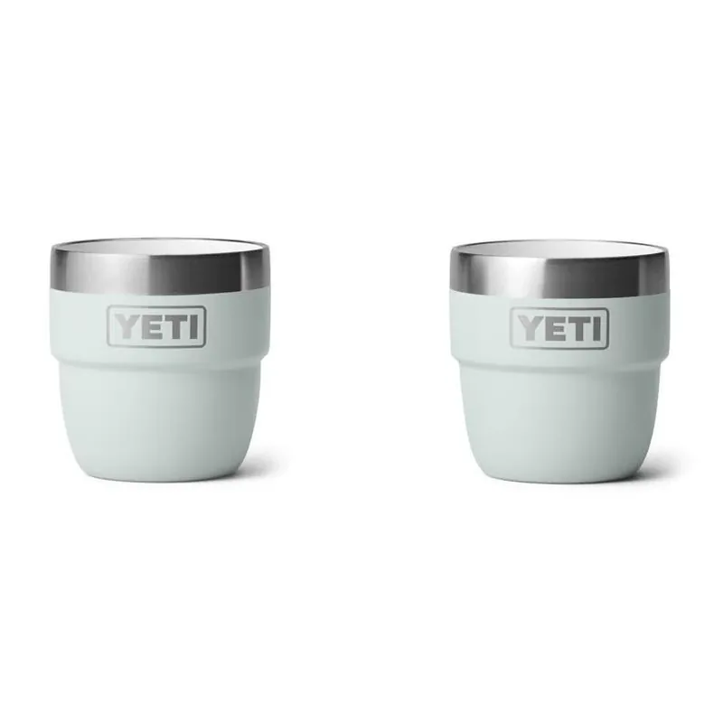 YETI Rambler 4‑oz Ridgeline Stainless Steel Insulated Cup – BPA‑Free & Stackable