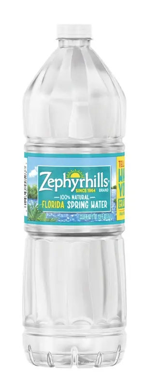 Nestle Waters Zephyrhills Natural Spring Water 1 L 1 Pk