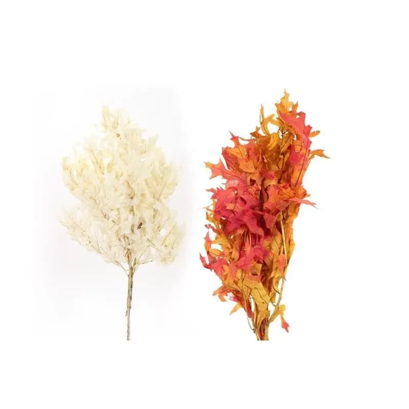 Second Nature Rustic Oak Leaf Autumn Décor – Woodsy Fall Decoration