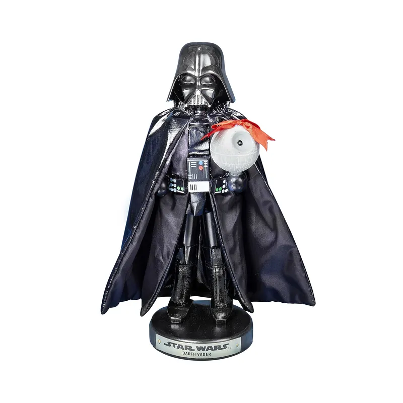 Kurt S. Adler Star Wars Black Darth Vader Holding Death Star Nutcracker 10 In.