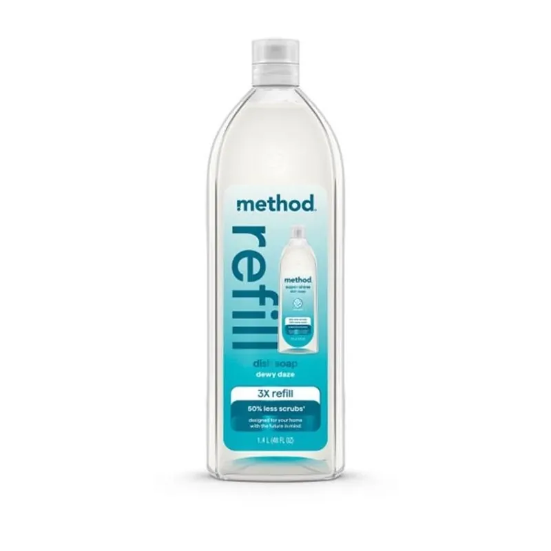 Method Super Shine Dish Soap Refill – Dewy Daze, 48 oz Concentrated Liquid
