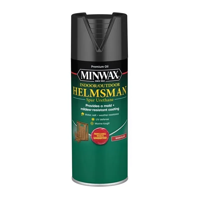 Minwax Helmsman Warm Gloss Clear Spar Urethane – 11 oz Aerosol Finish