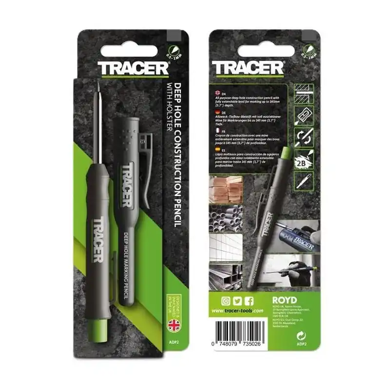 TRACER 6‑Inch Carpenter Pencil – Heavy‑Duty Graphite Marking Tool (1 PC)